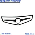 2X Front Bumper Grille Carbon Fiber Trim for Acura TSX (2006–2008)