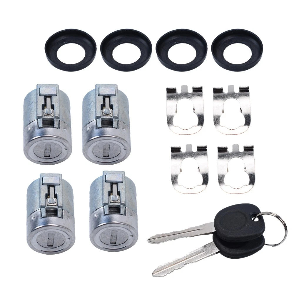 Door Lock Cylinders w/ Keys for Chevy GMC Express Savana 1500 2500 3500 (2001–2010)