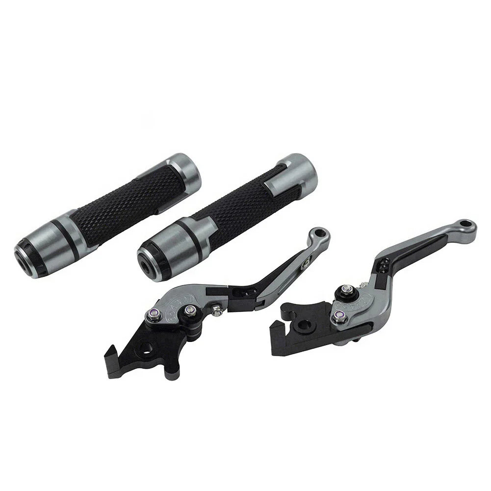 Titan Extendable Brake Clutch Lever Grip Set for Yamaha YZF R1 (2009-2014)