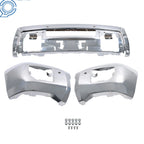 Chrome Front Bumper for GMC Sierra 2500HD (2015-2019) with Sensor Hole