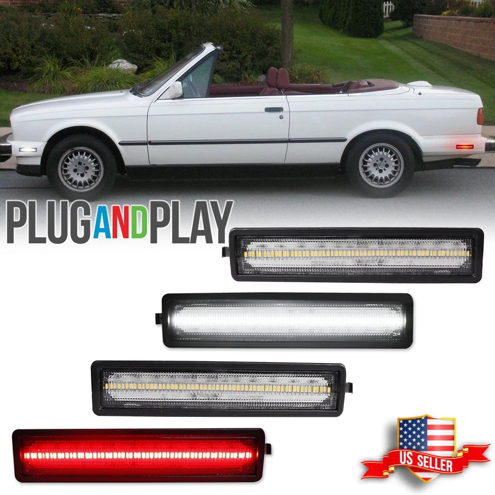 LED Side Marker Lights for BMW E30 3 Series & E34 5 Series (1982–1996)