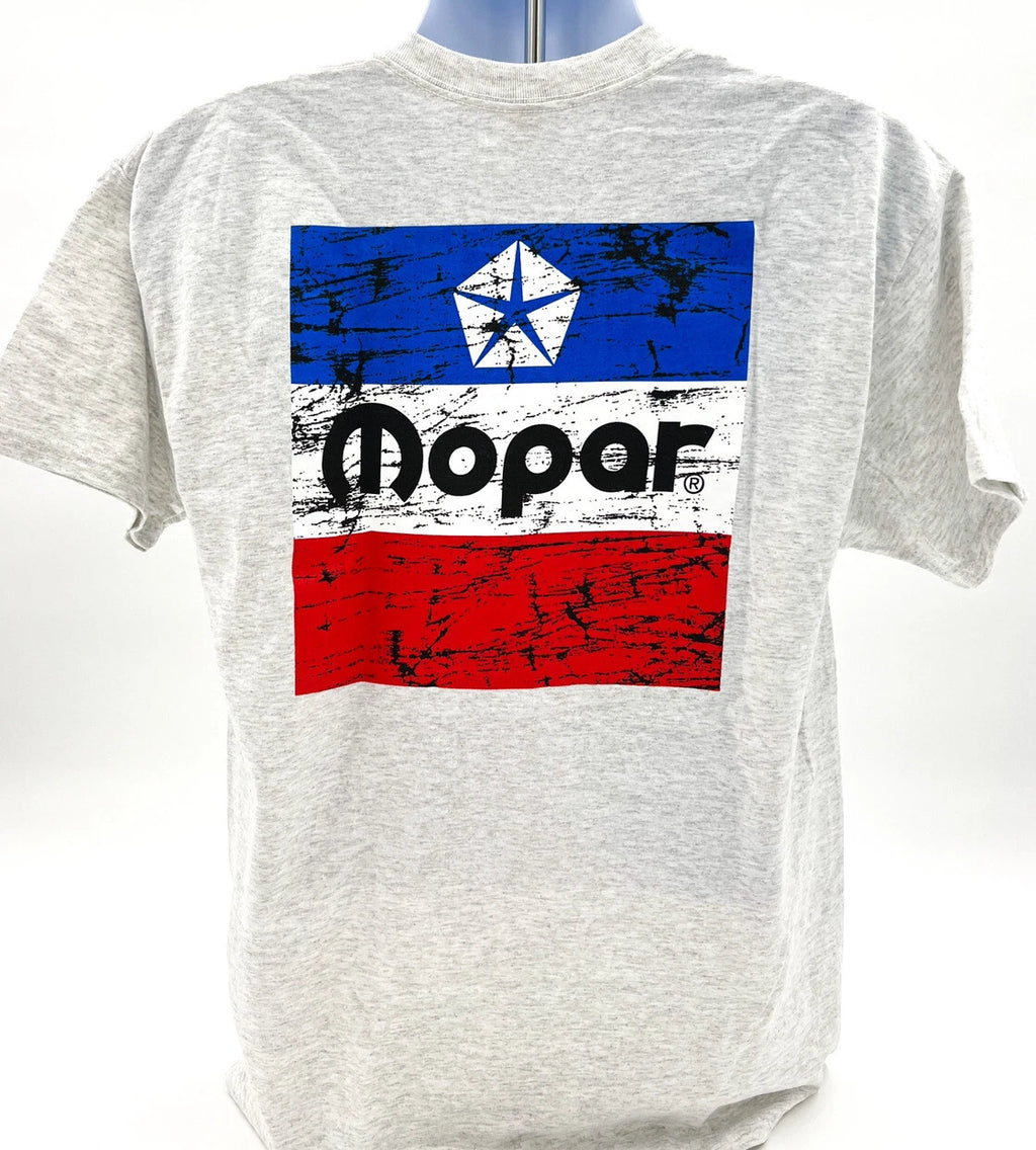 Licensed Mopar Logo T Shirt for 1972 Dodge Plymouth (Large)
