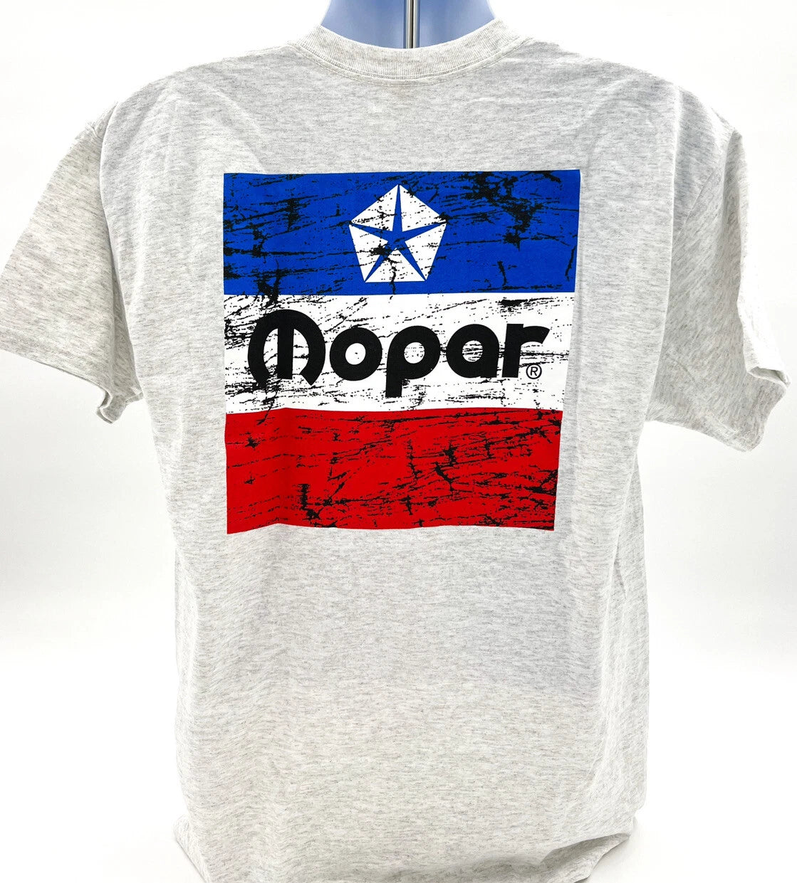Licensed Mopar Logo T Shirt for 1972 Dodge Plymouth (Large)