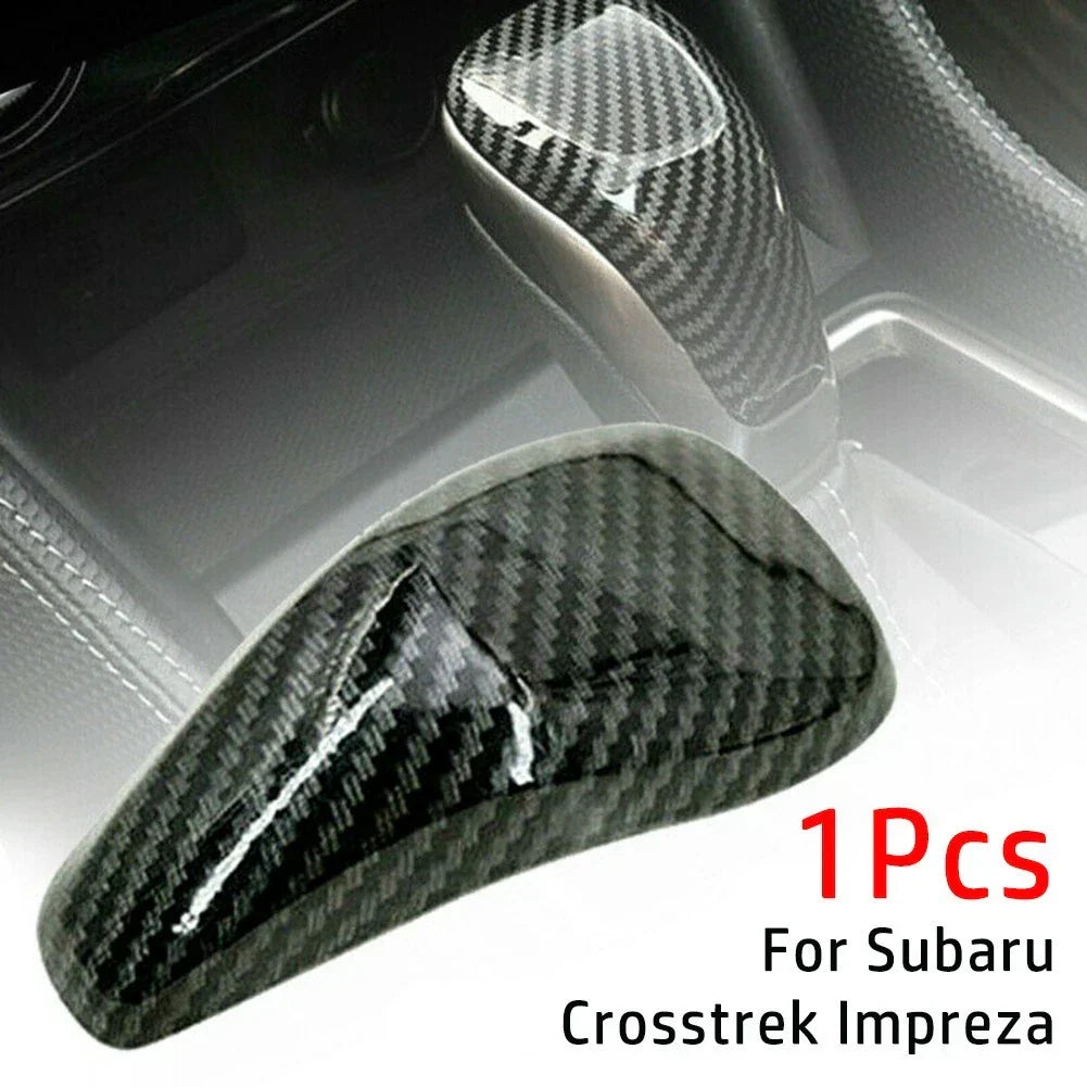 Carbon Fiber Gear Shift Knob Cover for Subaru Forester and Impreza