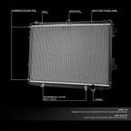 Aluminum Core Replacement Radiator for Lexus LX570 Land Cruiser (2008–2019) DPI 13080