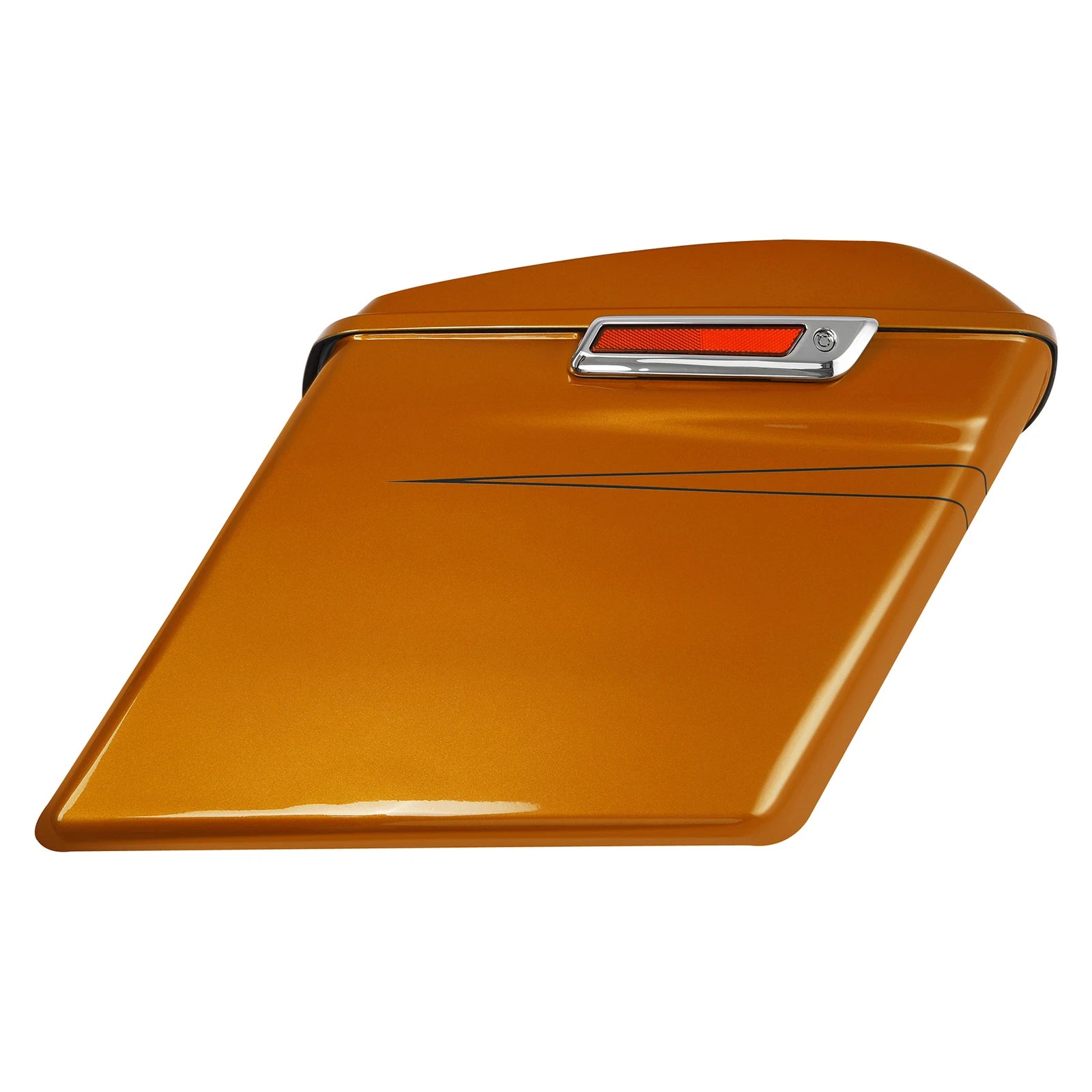 5" Stretched Saddlebags for Harley Street Road Glide (2014–2023) Amber Whiskey