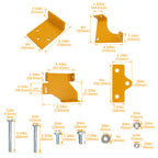 Transmission Hydro Bracket Kit for Hustler Raptor SD/SDX