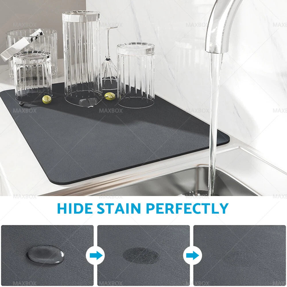 Diatomite Drying Mat Absorbent Pad for Kitchen Counter 30x40cm