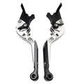 Extendable Brake Clutch Levers for Kawasaki ZX1400 ZX14R ZZR1400 (2006–2017) Silver