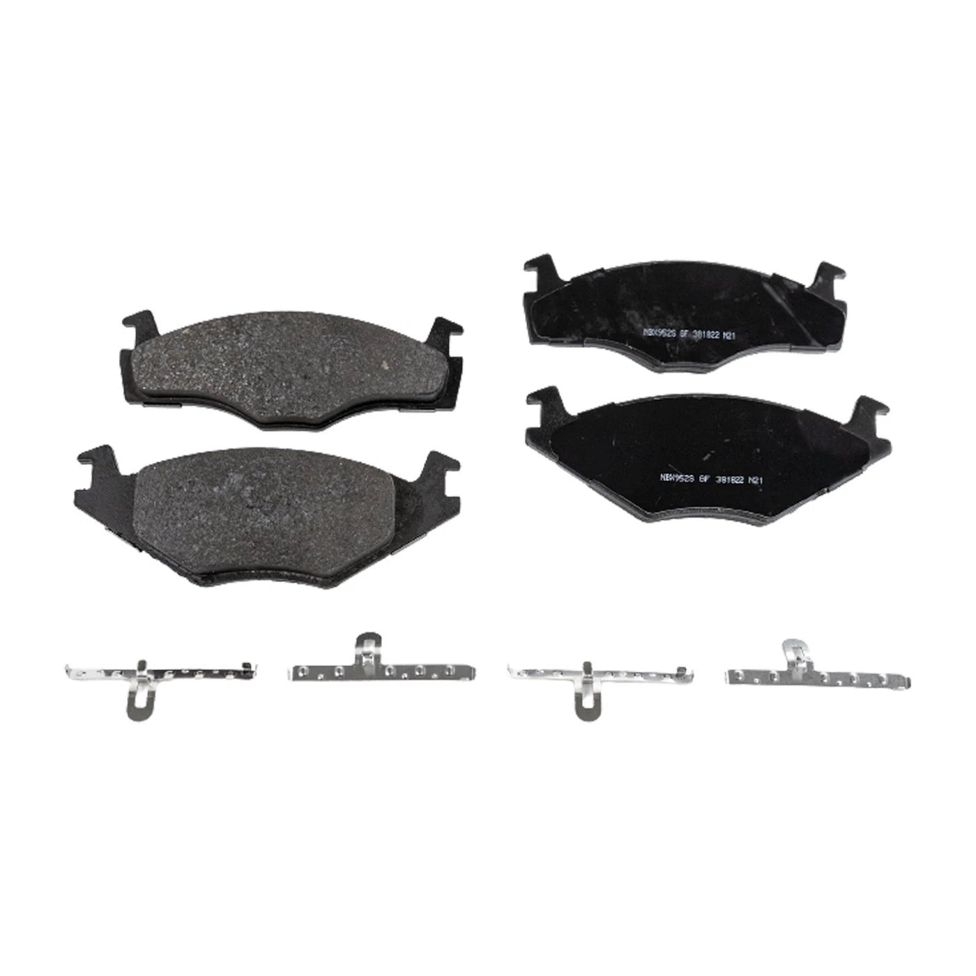 Front NAO Brake Pad Set for Volkswagen Cabriolet, Jetta (1985–1993)