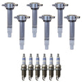 Set of 6 Ignition Coils & Spark Plugs for Dodge Challenger Nitro (2006–2018)