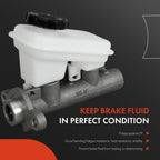 Brake Master Cylinder with Reservoir & Sensor for Chevy Lumina APV (1990â1996)