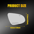 RH Heated Mirror Glass for Toyota Corolla (2014–2019) 1-5X