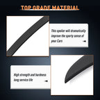 Matte Black Wing Spoiler for Toyota Corolla Sedan (2014-2019)