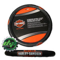 Leather Steering Wheel Cover for Harley Davidson Classic B&S (Year Range)