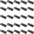 Set of 25 Disc Mower Blades for Right Hand 123 MM x 45 MM (w/ 18.2 MM Hole) 564-513-00