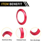 Engine Start Stop Button Switch Knob Cover Ring for Ford F-150 (2016–2021) Red