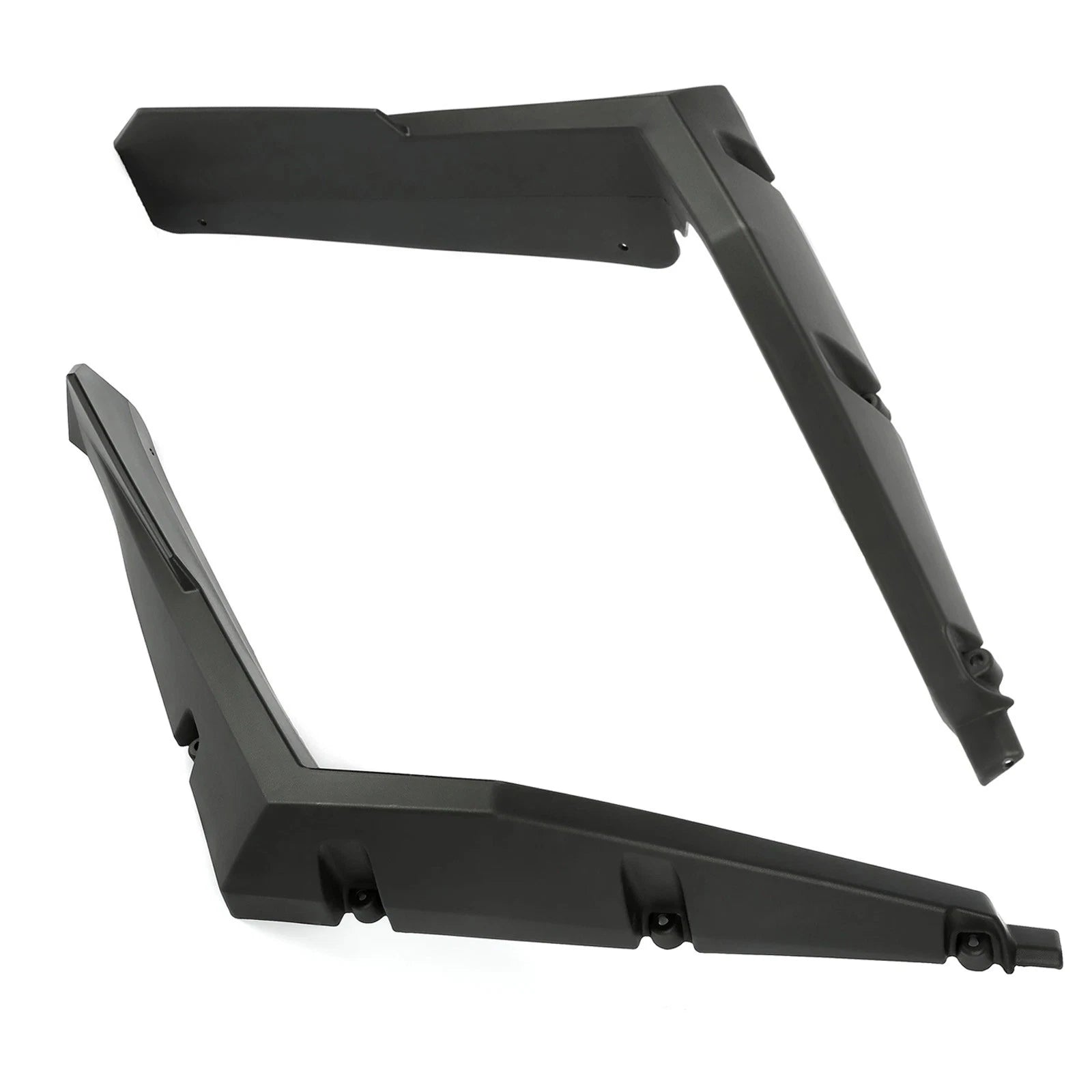 Set of 2 Black Fender Flares for Polaris RZR 800 570 (2009–2017)