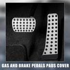 2pcs Gas Brake Pedal Pads Cover for Mercedes-Benz C E S GLC GLK SLK Class