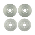 Disc Brake Rotors Kit for Lexus AWD (296mm Front, 288mm Rear)