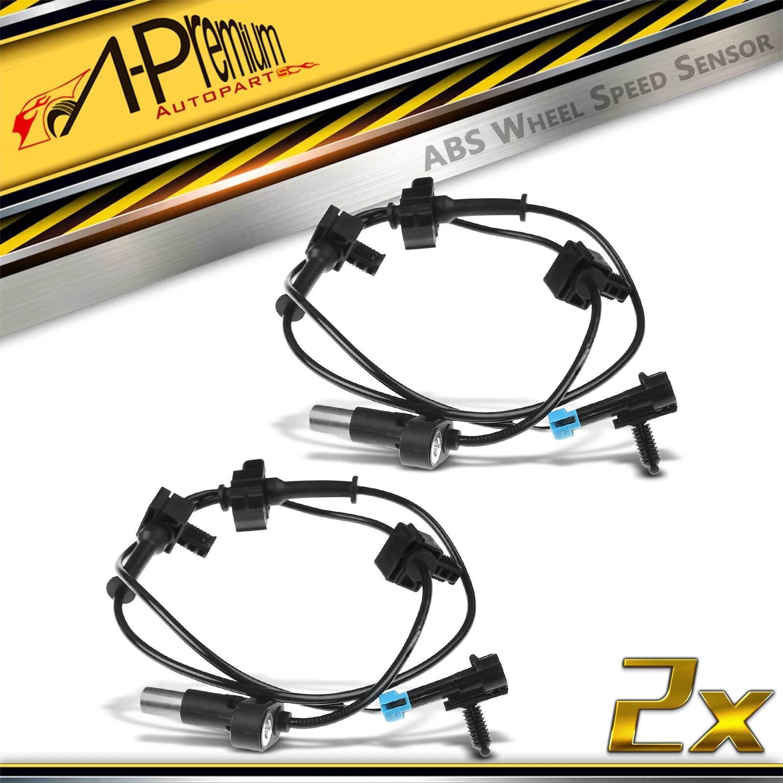 2X Rear ABS Wheel Speed Sensors for Chevrolet Silverado 2500 HD (2001â2007)
