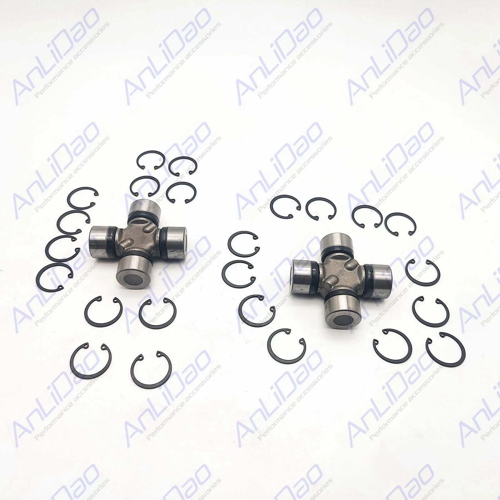 2Pcs U-Joint for Mercruiser Alpha 1 Gen 2 Bravo (865496A01, 865493A01)
