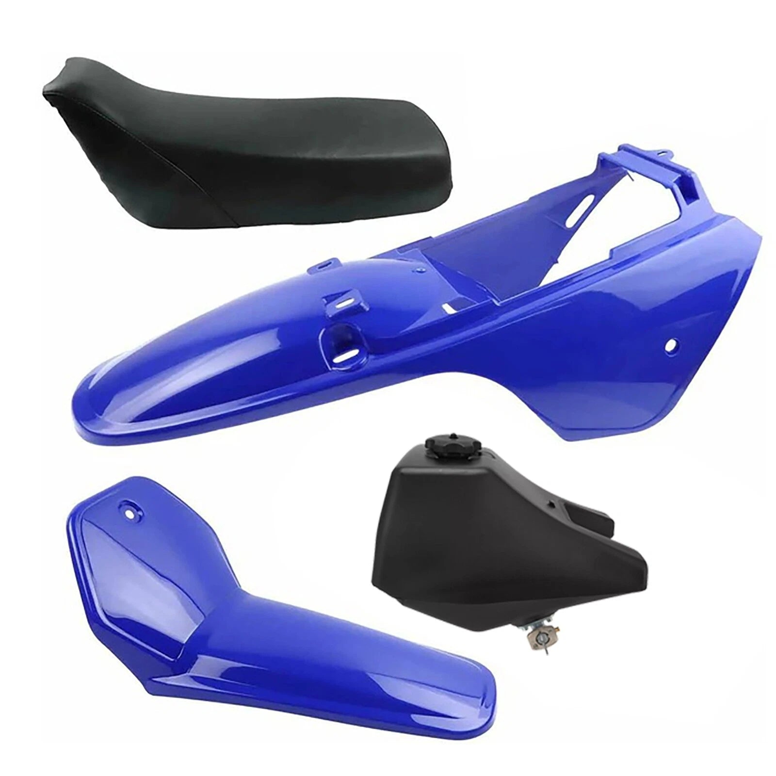 PW80 Front/Rear Plastics/Fenders Kit for Yamaha PeeWee 80 (1990–1999)