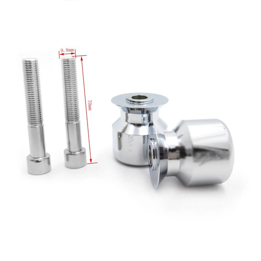 Swingarm Spools 10mm for Kawasaki Ninja 250, ZZR600, 650R, Z1000, ZRX1200, ZX12R