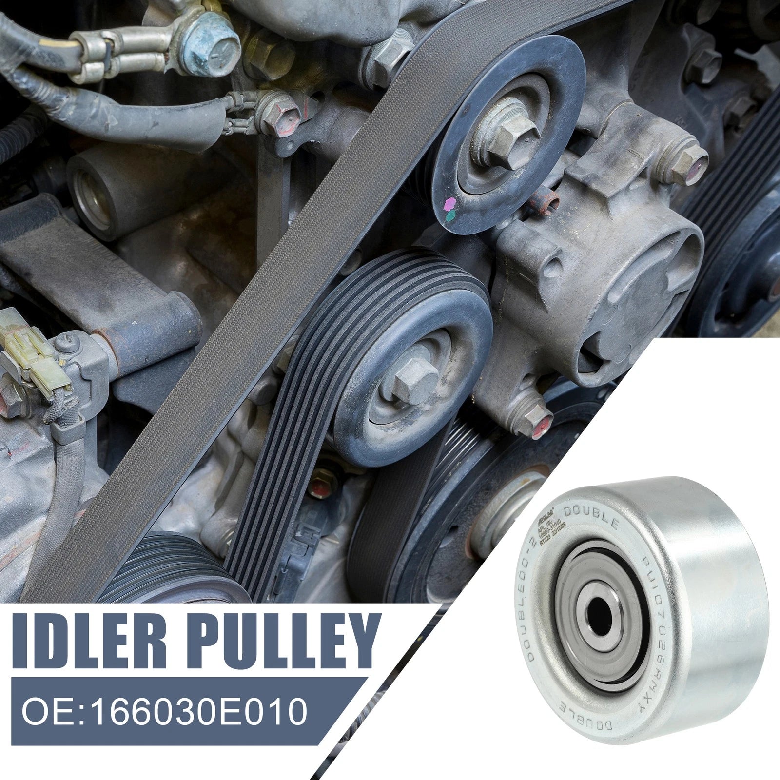 Drive Belt Idler Pulley for Toyota 4Runner (2009–2023) 166030E010