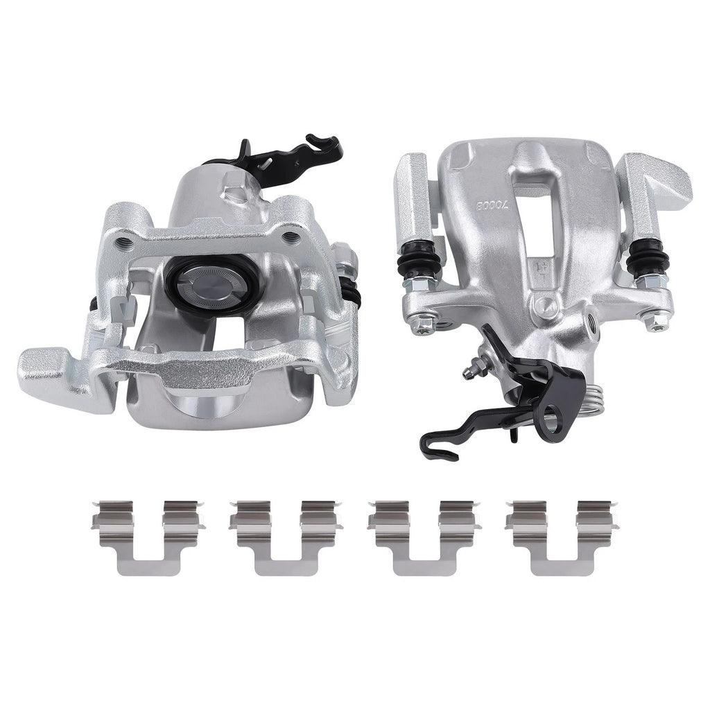 Set of 2 Rear Disc Brake Calipers for Volkswagen Jetta GTI Golf (2005–2010)