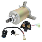 Warrior 350 Starter for Yamaha YFM350 (1987–1995) with Bendix Relay Key Switch