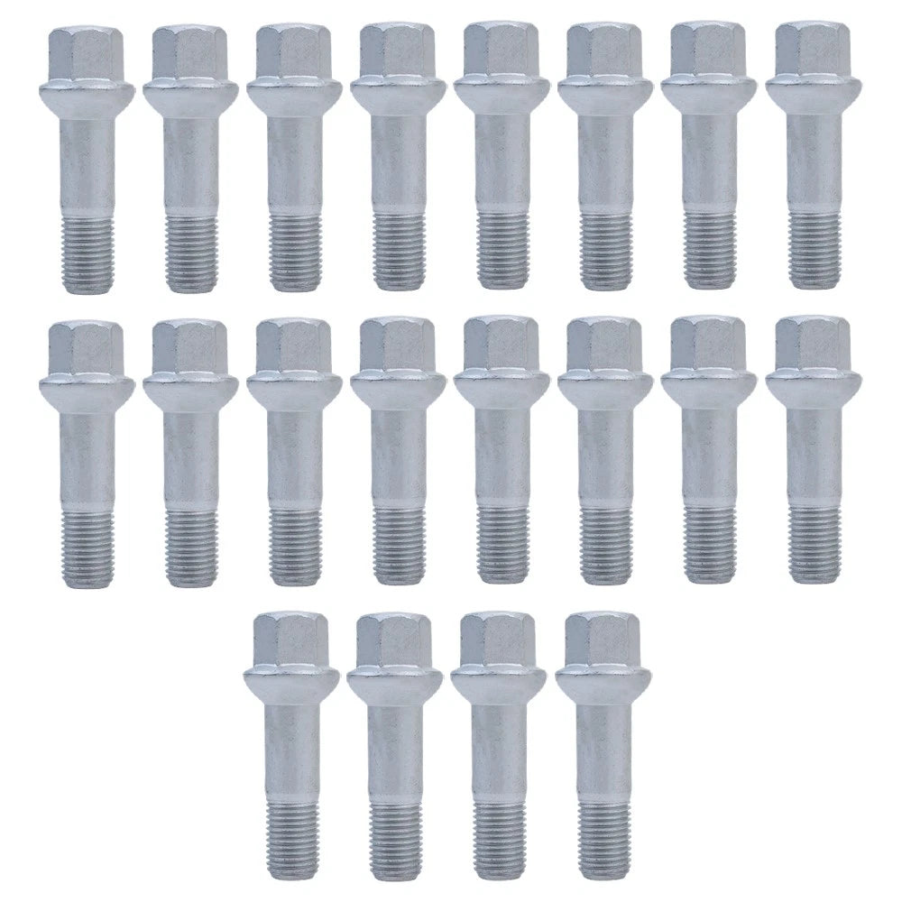 20pcs Wheel Lug Bolts Nuts Kit for Mercedes-Benz ML350 S500 GLK350 (0009905307)