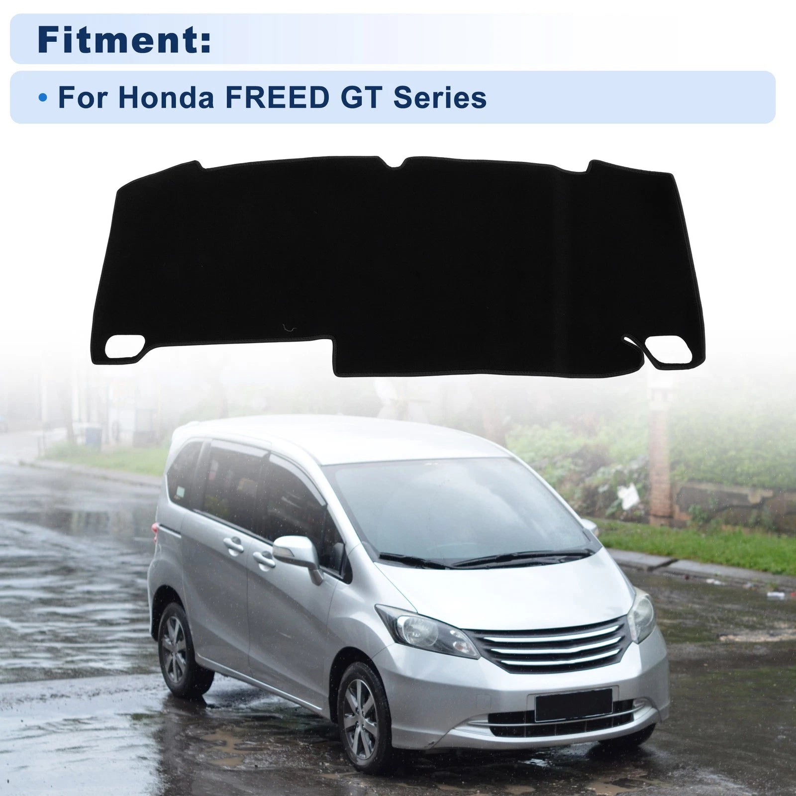 Dash Cover for Honda Freed GT Series (2016–2022) Polyester Black Set of 1