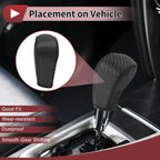 Gear Shift Knob Cover for BMW 3 Series E90 Black (2004-2012)