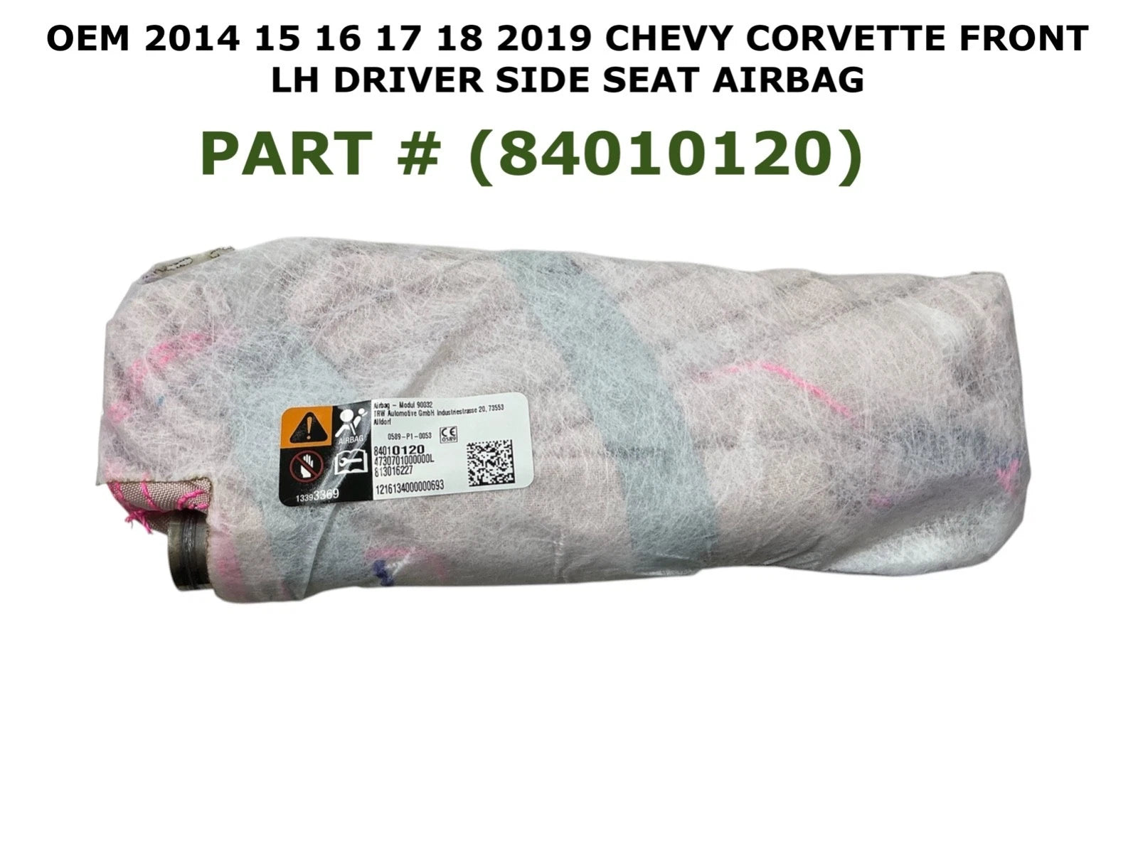 Front Left Side Seat Airbag for Chevy Corvette (2014–2019) 84010120