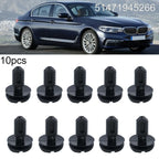 Black Plastic Clips Rivet 10 Pieces for BMW 3 Series