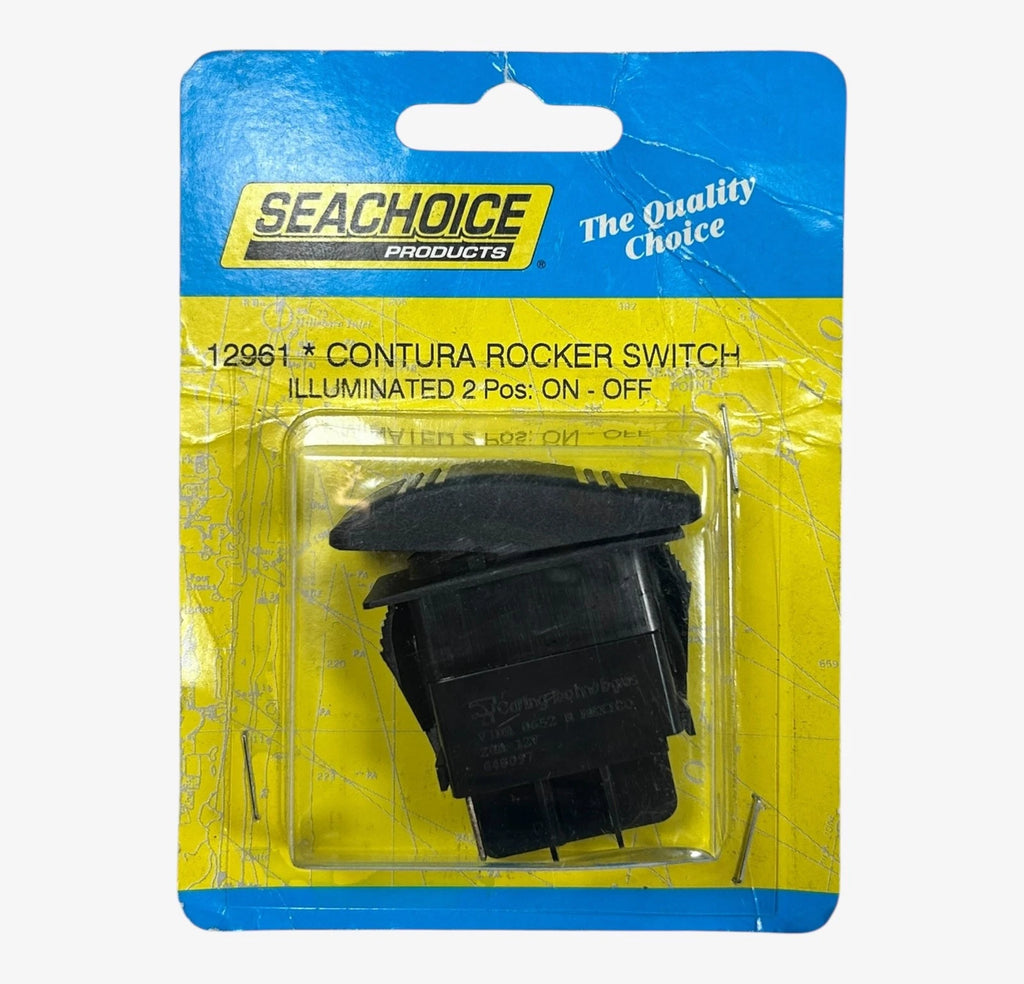Contura Illuminated Rocker Switch for Seachoice 12961