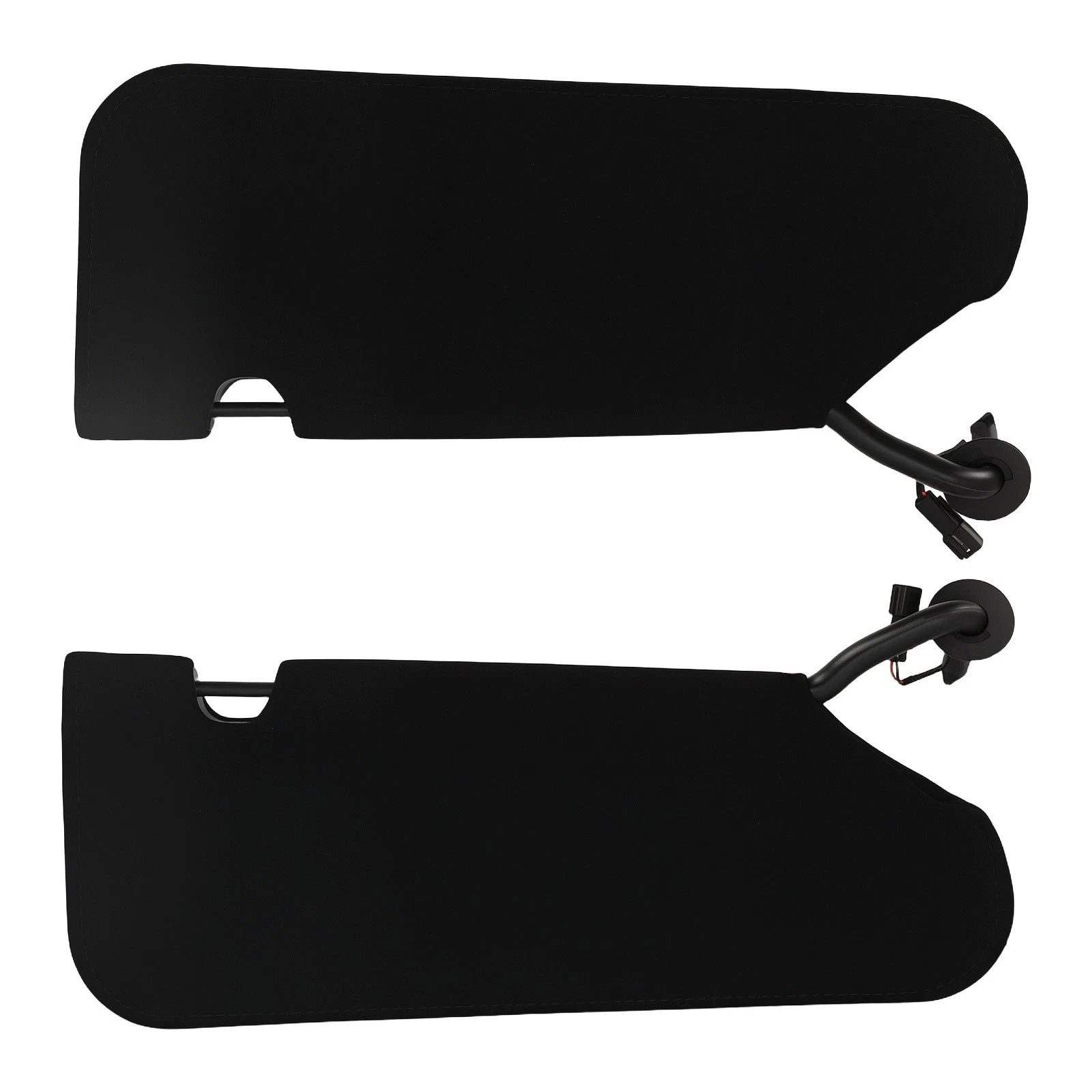 Black Sun Visor Set for Chevrolet C6 Corvette (2005–2013) 23142243