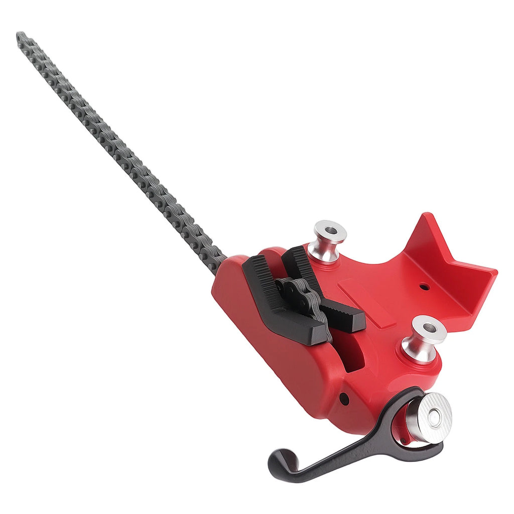 Chain Pipe Vise for Bench Mount (1/2-8 Inch Capacity)