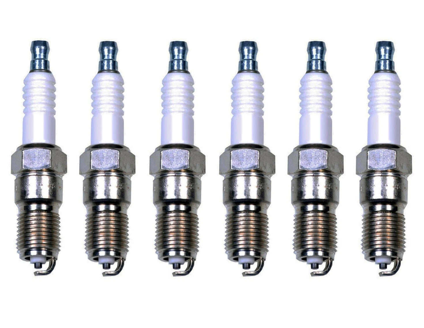Set of 6 Denso U-Groove Spark Plugs Gap 0.032 for Ford Taurus (1986–2009)