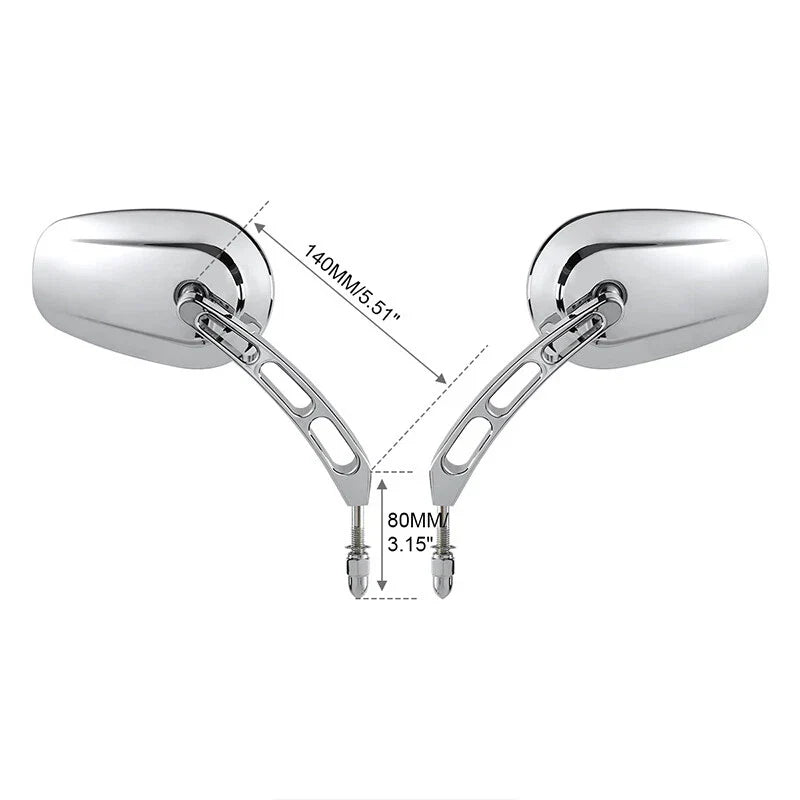 Rearview Mirrors for Harley Touring Softail Deluxe Sportster 883 1200 Dyna (2004-2023)
