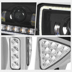 Full LED Dual Projector Headlights for Peterbilt 359/379/389 (1981–2021)