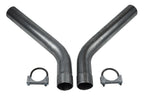 2 Mandrel Bend 3 Inch Aluminized Steel Exhaust Pipes 45 Degree
