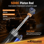 2.5 Remote Reservoir Front Shocks for Jeep Wrangler JK (2007-2018)