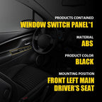 Driver Left Side Door Window Switch Bezel Cover for Toyota Yaris (2012–2014)