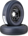 2 Free Country Trailer Tire Rim ST235/85R16 12-Ply 8 Lug Black Mod
