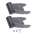 Adjustable 1"-2" Rear Drop Shackles for Chevy GMC C1500 2WD (1988–1998)