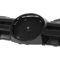 Front Bumper Grille for VW Golf (2010–2014) w/Badge Slot, Painted Black