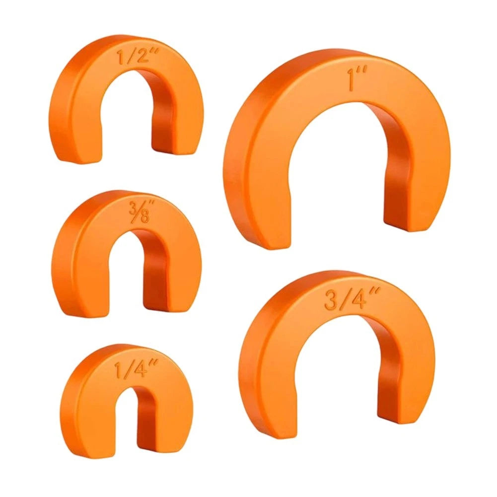 Disconnect Clip Tools Set of 5 for Push Fit Removal (1/4 to 1 Inch)