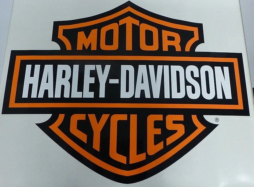 Set of 2 Decal Stickers for Harley Davidson Motorcycle (HD)